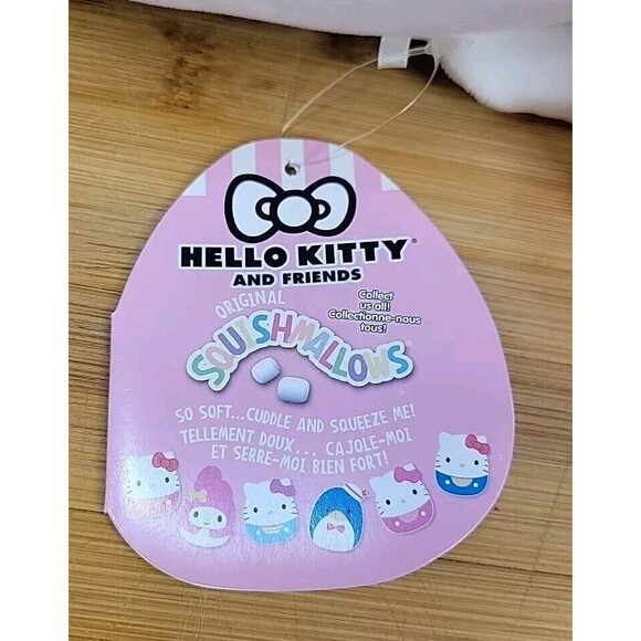 Squishmallows Hello Kitty Mint Green Pink Bow New With Tags By Sanrio 12" 2021 - Picture 7 of 14